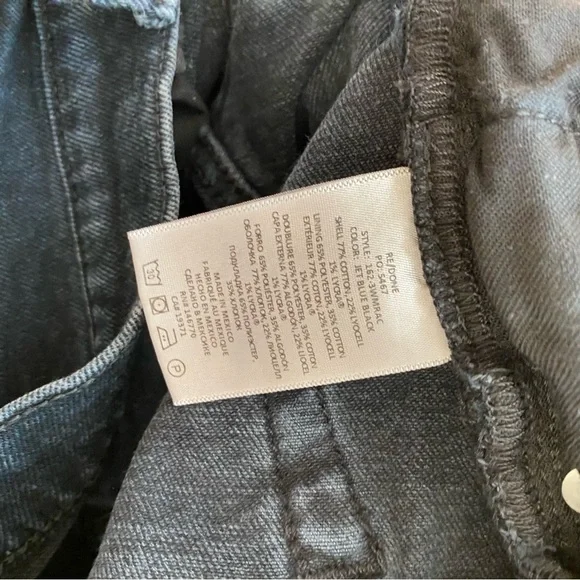 RE/DONE originals 80s Slim Straight in Jet Blue Black Sz 25 - Picture 8 of 10